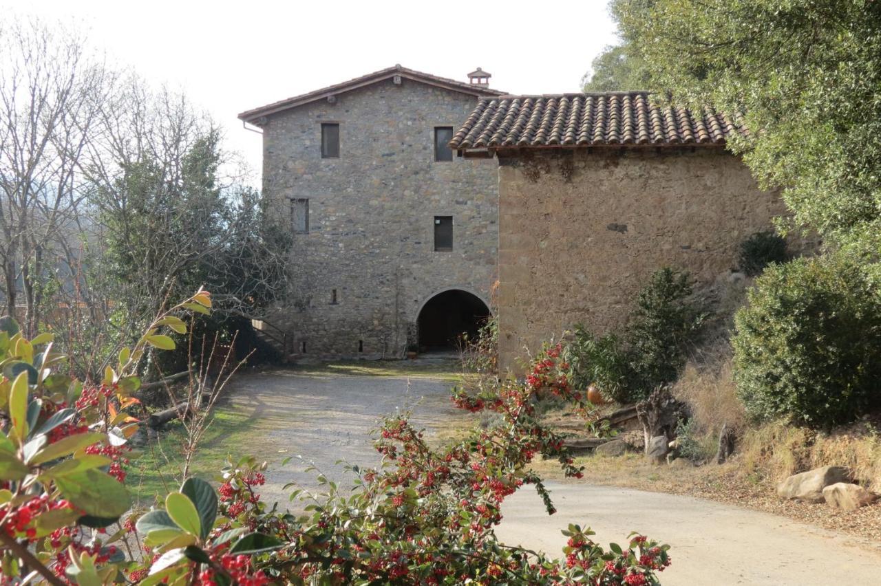 Mas Colom Pensionat Sant Joan les Fonts Exteriör bild